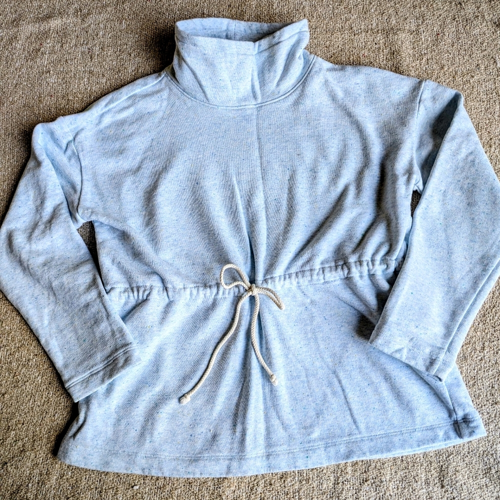 Talbots Light Blue Cowl Neck Sweater